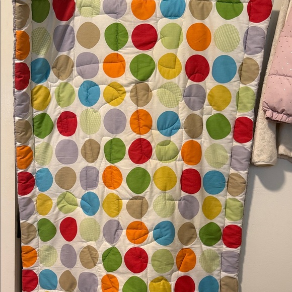 Colorful Alphabet Kids Quilt Measurements 33 x 42 inches - Picture 2 of 3